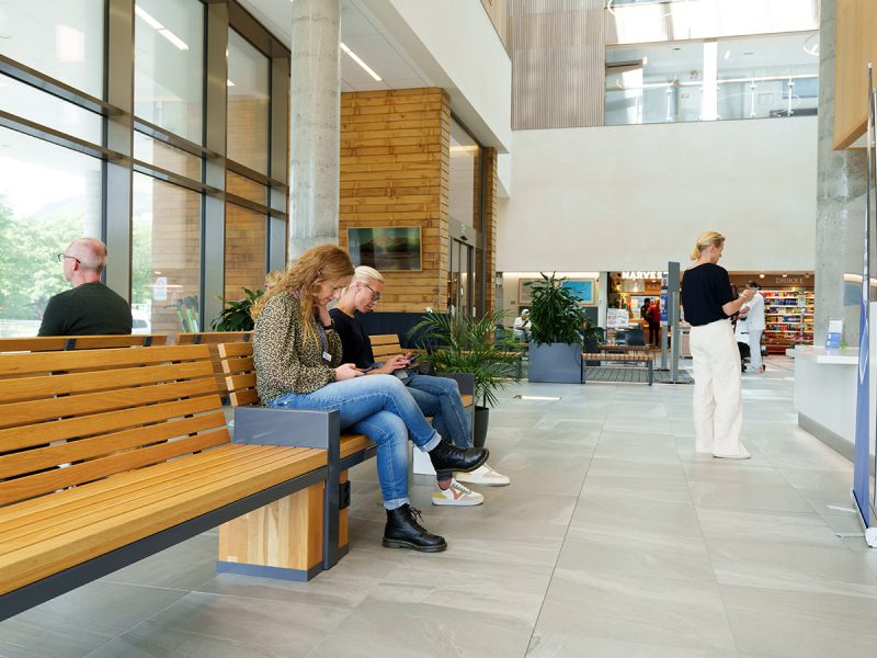 Self-service check-in and digital queuing
