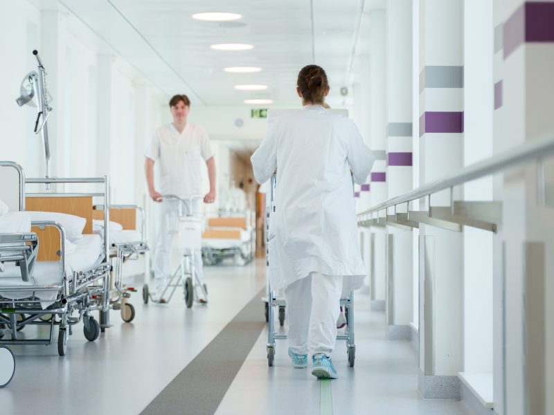 Faster bed turnover by coordinating cleaning and discharge